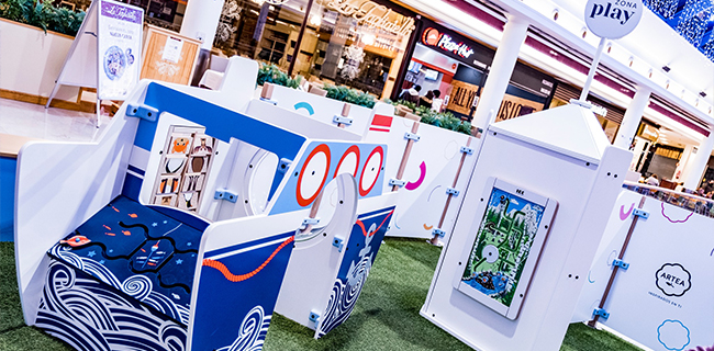 IKC speelruimte in winkelcentrum in Artea Centro Comercial in Leioa, Spanje IKC speelruimte in winkelcentrum in Artea Centro Comercial in Leioa, Spanje