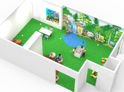 design a játszószoba fali játékokkal epdm játék padló és forex fali dekorációval